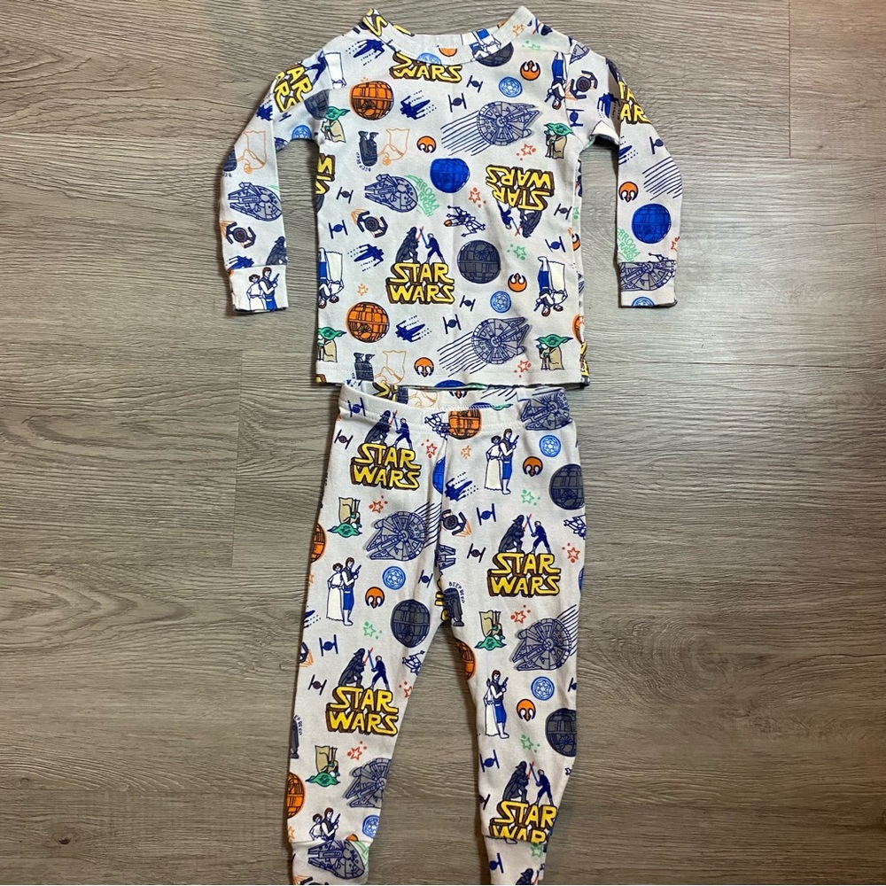Gap Star Wars 12-18 months Pajamas Long sleeve pants 100% cotton‎
